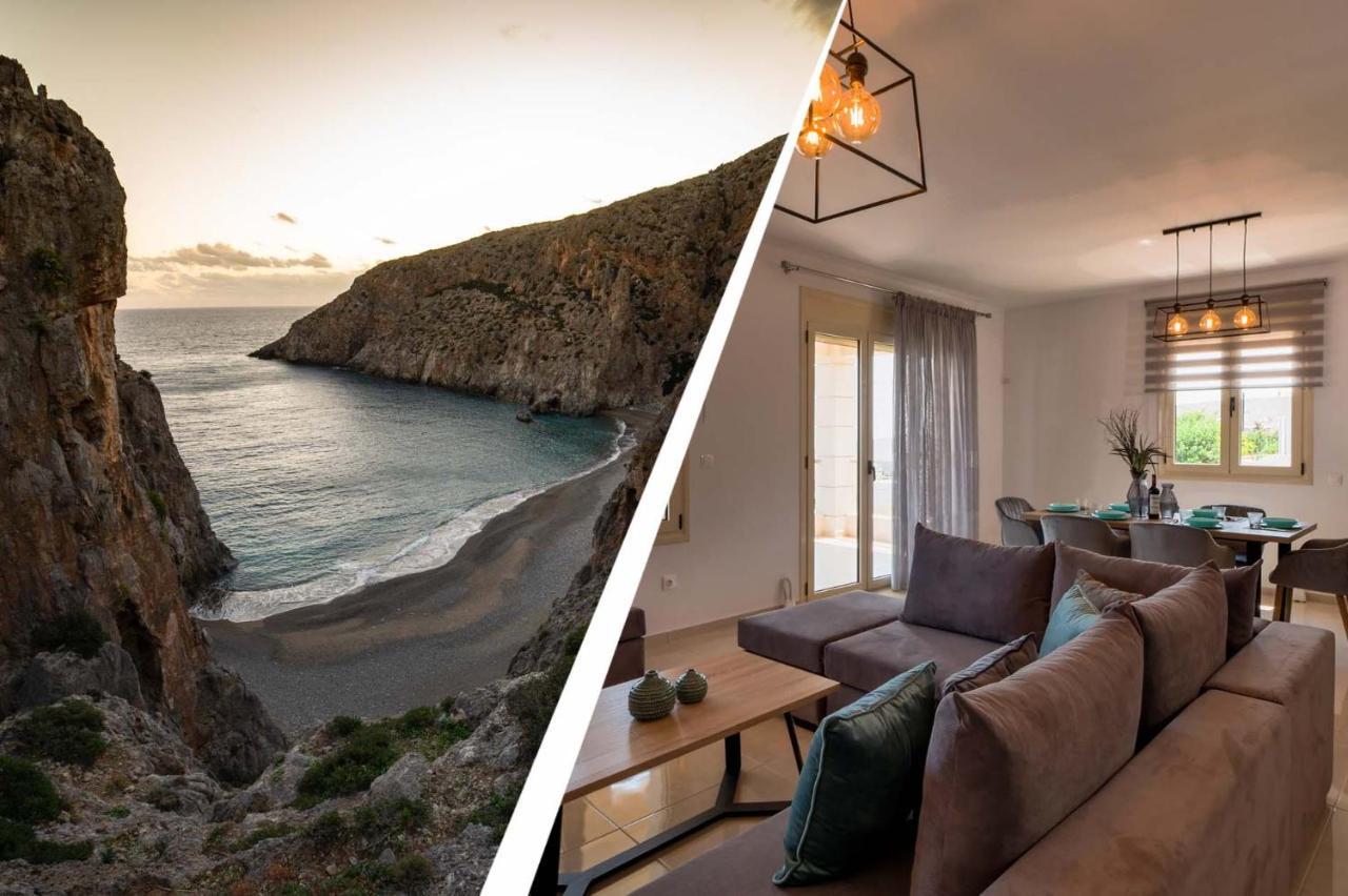 Apartamento Azur Horizon Oceanview House Kokkini Hani Exterior foto